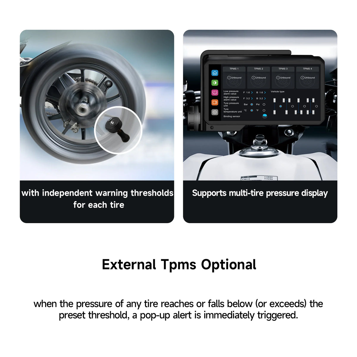 Alien Rider M2 Universal 6.2" Motorcycle CarPlay &amp; Android Auto Lite