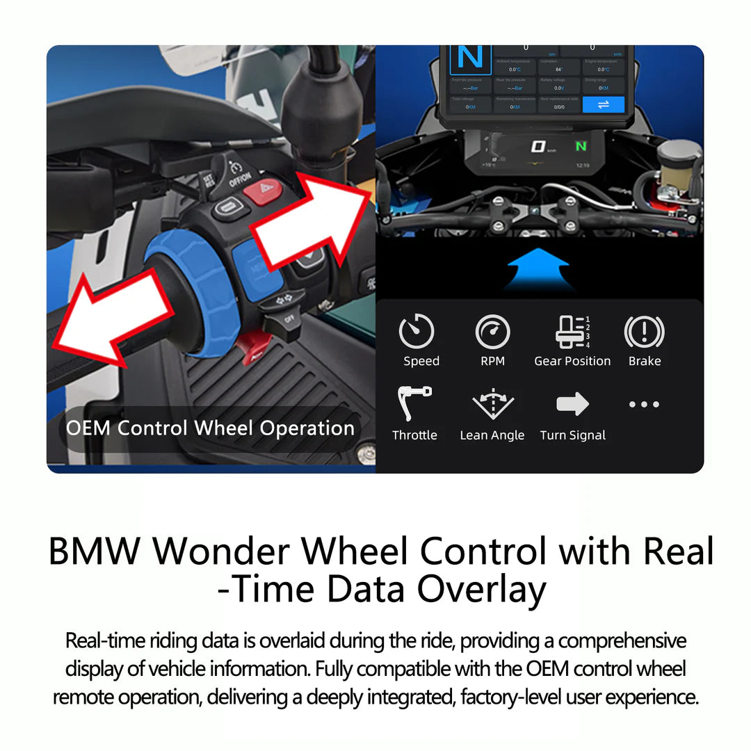 Alien Rider M2-BMW - 6.2" BMW Motorcycle CarPlay &amp; Android Auto