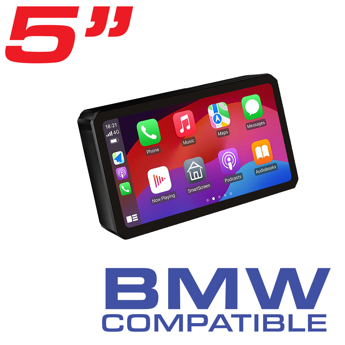 Alien Rider M2S-BMW - 5" BMW Motorcycle CarPlay &amp; Android Auto
