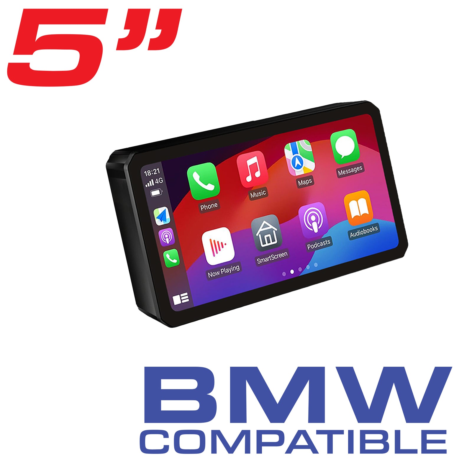 Alien Rider M2S-BMW - 5" BMW Motorcycle CarPlay & Android Auto